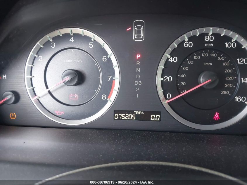 2011 Honda Accord 2.4 Ex-L VIN: 1HGCP2F87BA131524 Lot: 39706919