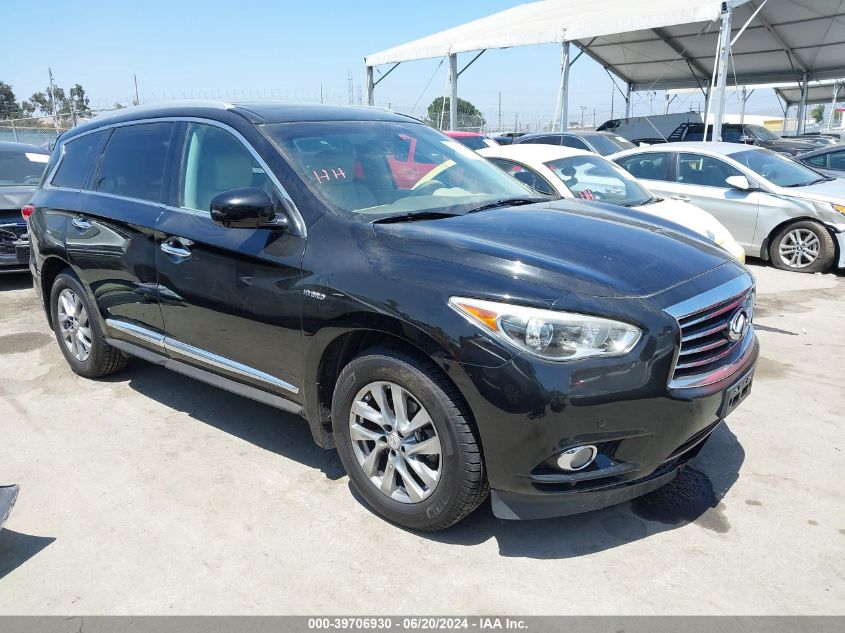 2014 Infiniti Qx60 Hybrid Hybrid VIN: 5N1CL0MN3EC513478 Lot: 39706930