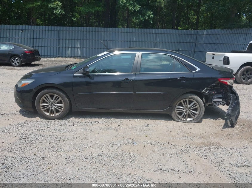 2016 Toyota Camry Se VIN: 4T1BF1FK7GU235239 Lot: 39706931
