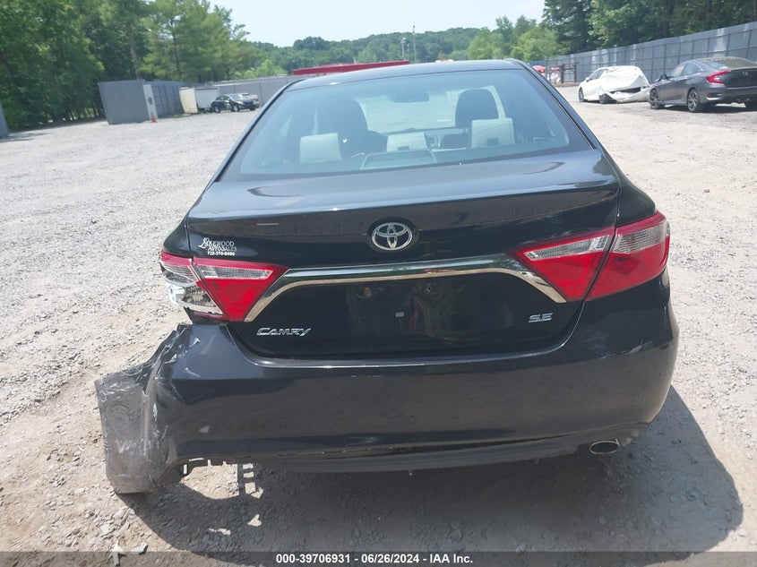2016 Toyota Camry Se VIN: 4T1BF1FK7GU235239 Lot: 39706931