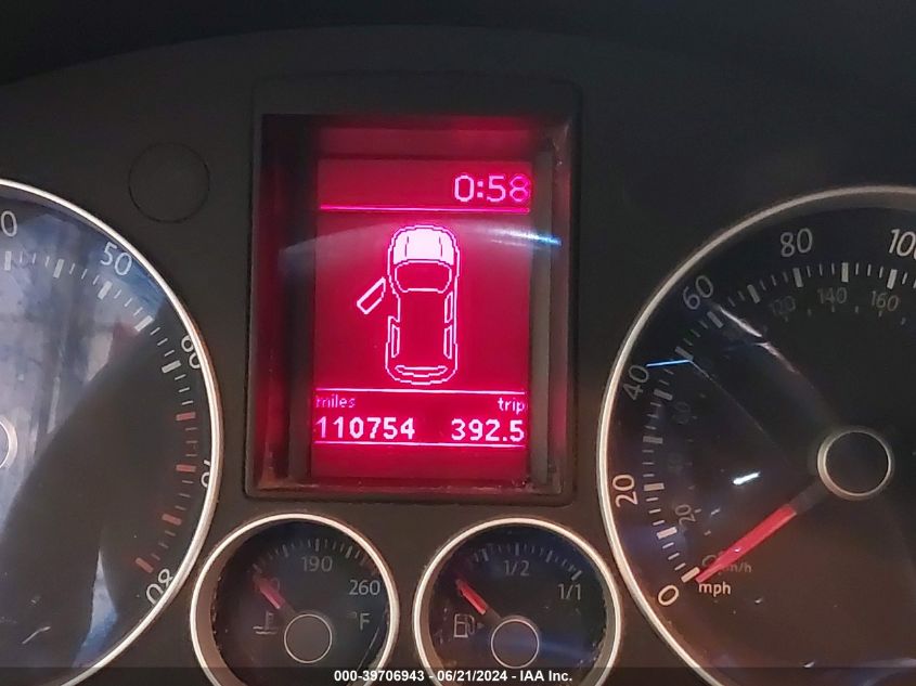 2006 Volkswagen Gti 2-Door VIN: WVWFV71K86W124429 Lot: 39706943