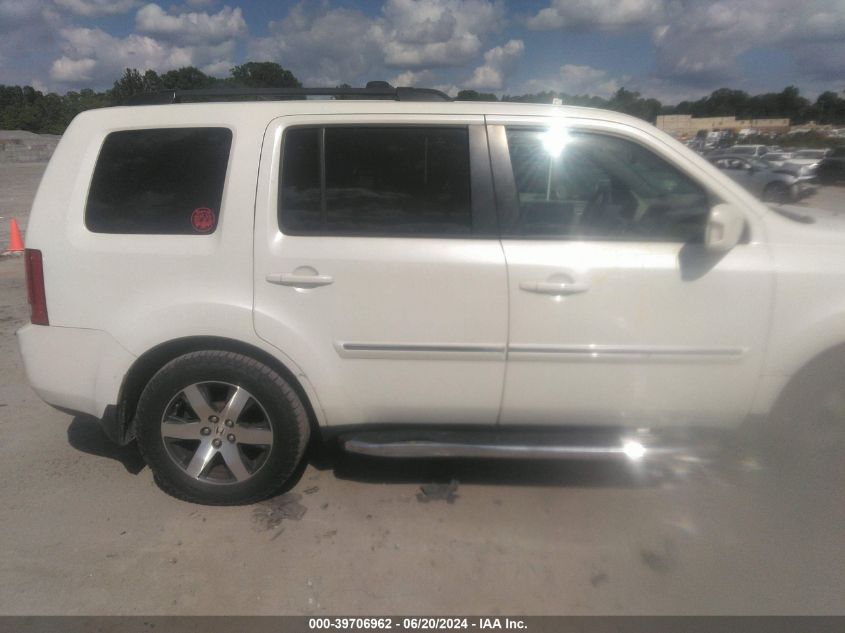 2013 Honda Pilot Touring VIN: 5FNYF4H93DB010637 Lot: 39706962