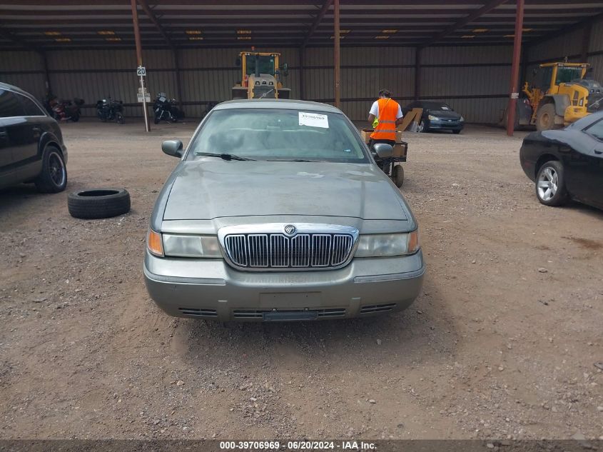 2000 Mercury Grand Marquis Gs VIN: 2MEFM74W0YX744568 Lot: 39706969