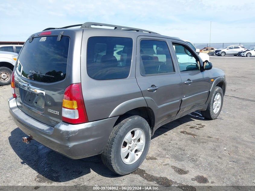 2004 Mazda Tribute Es V6 VIN: 4F2CZ06164KM01856 Lot: 39706982