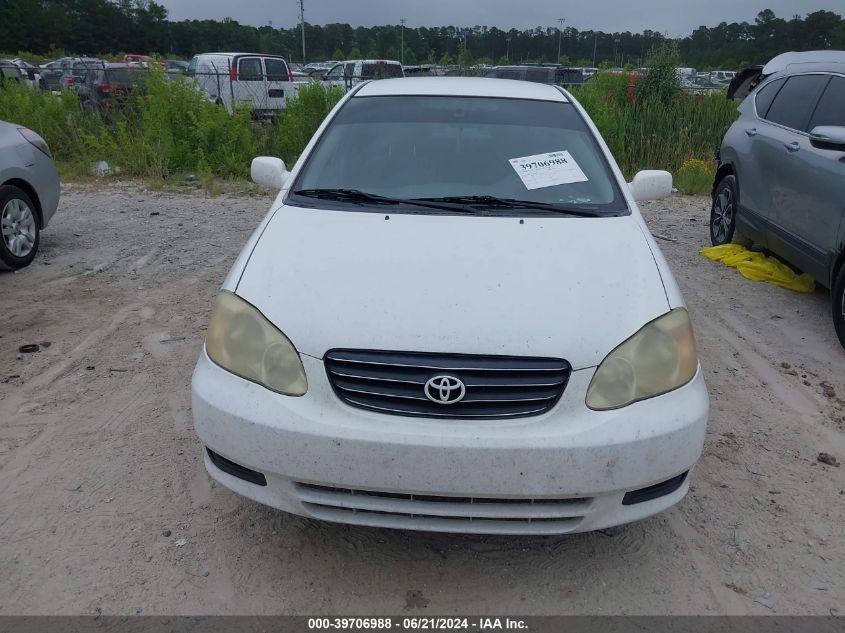 2003 Toyota Corolla Le VIN: JTDBR32E230038097 Lot: 39706988