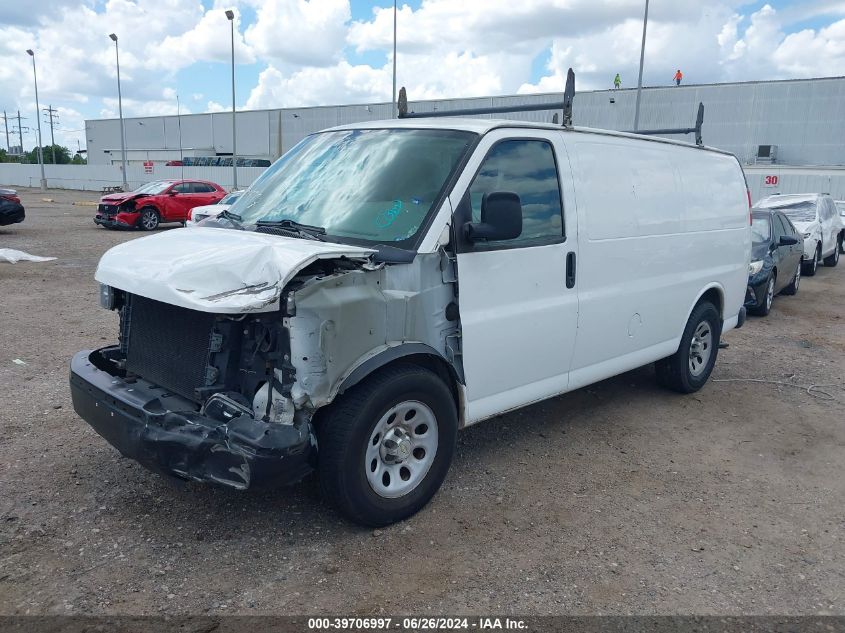 1GCSGAFX7E1114576 2014 Chevrolet Express 1500 Work Van