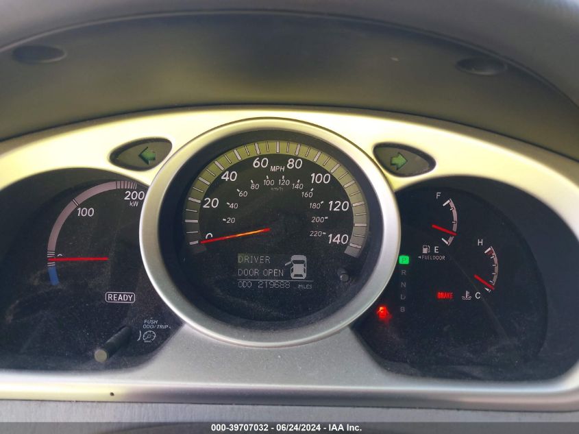 2007 Toyota Highlander Hybrid V6 VIN: JTEEW21AX70035528 Lot: 39707032