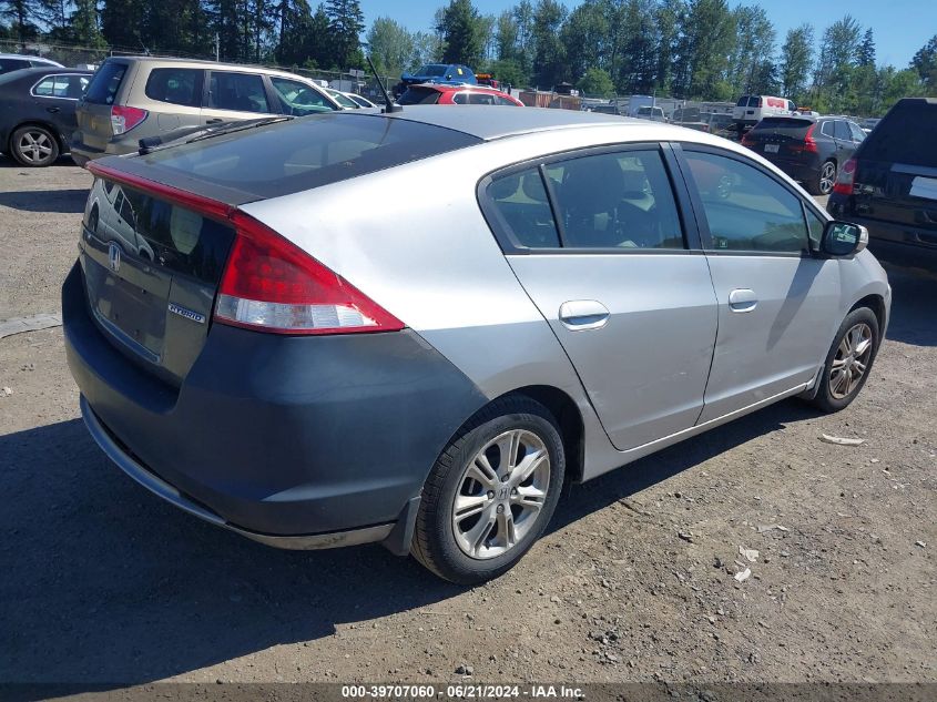 2011 Honda Insight Ex VIN: JHMZE2H7XBS011941 Lot: 39707060