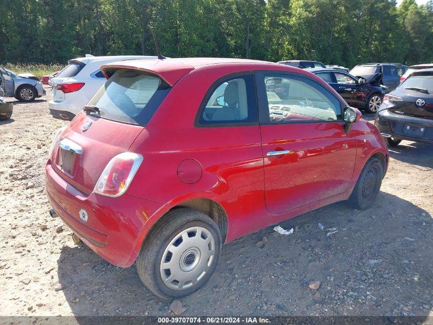 2013 Fiat 500 Pop VIN: 3C3CFFARXDT698464 Lot: 39707074