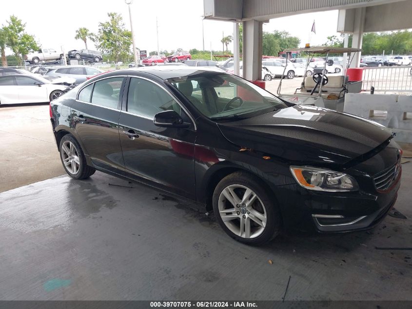 2014 Volvo S60 T5 VIN: YV1612FS4E1296227 Lot: 39707075