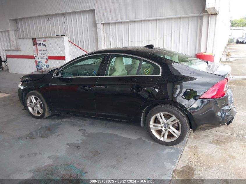 2014 Volvo S60 T5 VIN: YV1612FS4E1296227 Lot: 39707075