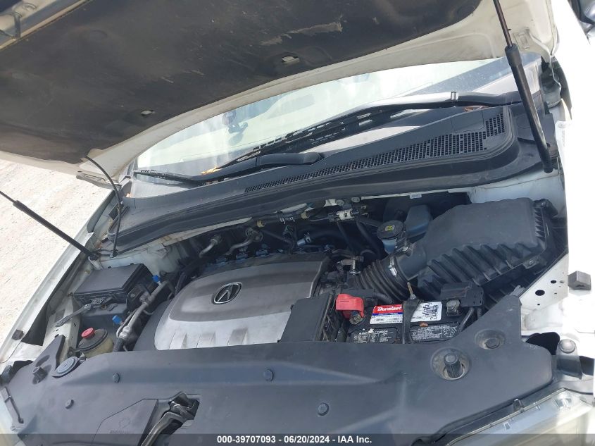 2010 Acura Mdx VIN: 2HNYD2H28AH501363 Lot: 39707093