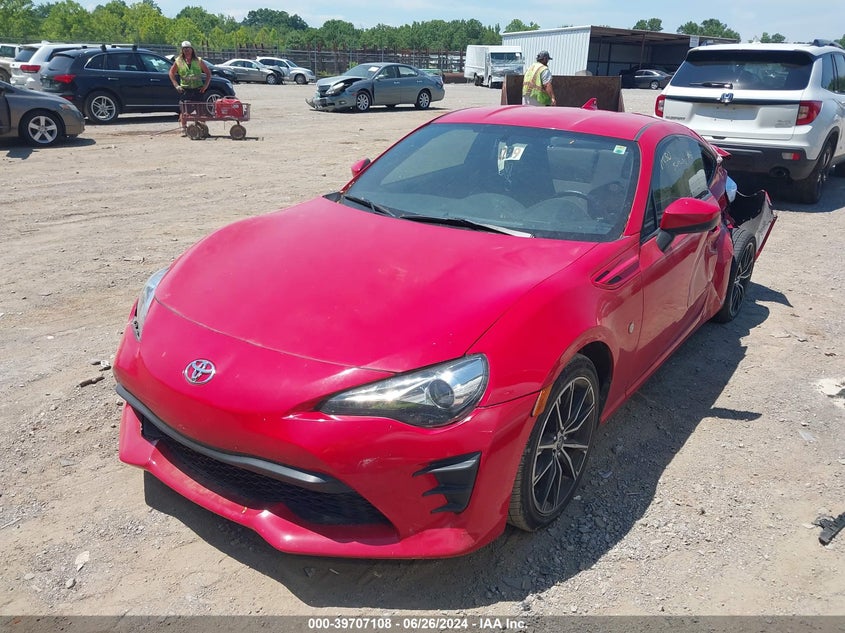 2017 Toyota 86 VIN: JF1ZNAA13H8709773 Lot: 39707108
