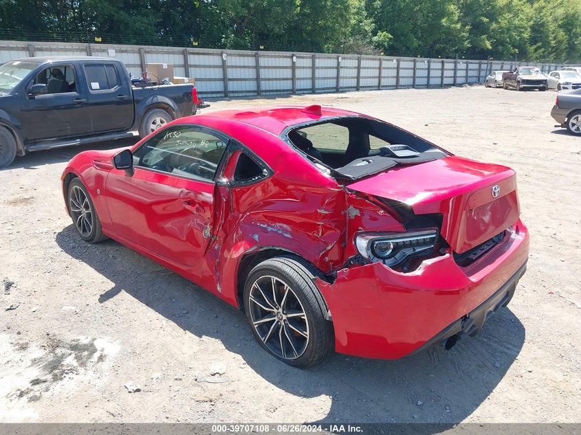 2017 Toyota 86 VIN: JF1ZNAA13H8709773 Lot: 39707108