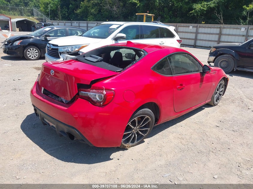 2017 Toyota 86 VIN: JF1ZNAA13H8709773 Lot: 39707108