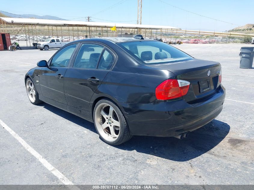 2006 BMW 325I VIN: WBAVB13566PT16495 Lot: 39707112