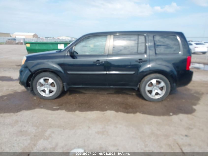 2012 Honda Pilot Ex VIN: 5FNYF3H48CB016768 Lot: 39707120