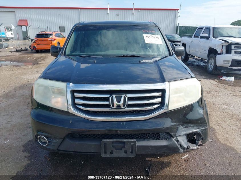 2012 Honda Pilot Ex VIN: 5FNYF3H48CB016768 Lot: 39707120