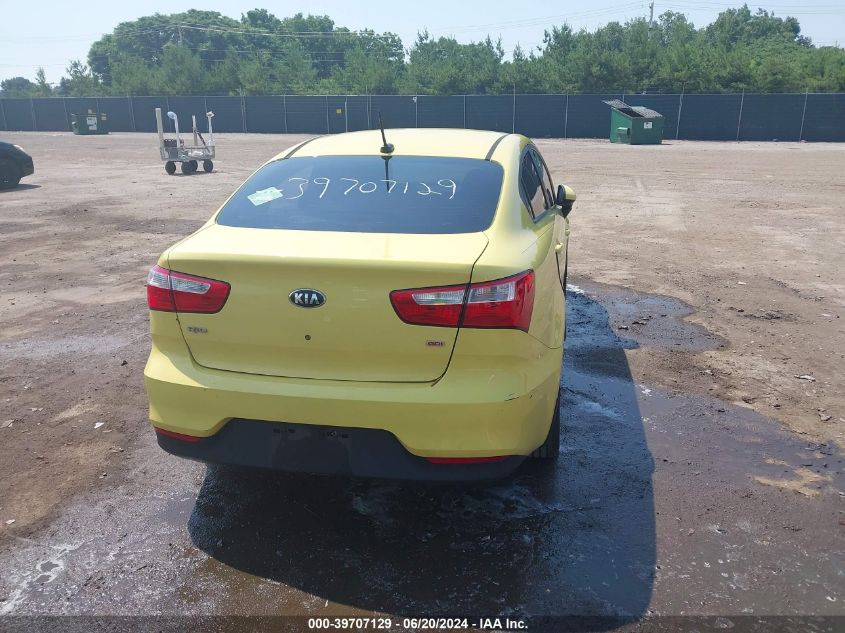 2016 Kia Rio Lx VIN: KNADM4A33G6660754 Lot: 39707129