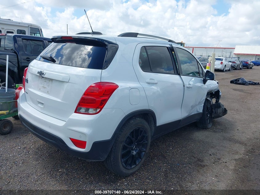 VIN KL7CJLSM5NB558432 2022 CHEVROLET TRAX FWD LT