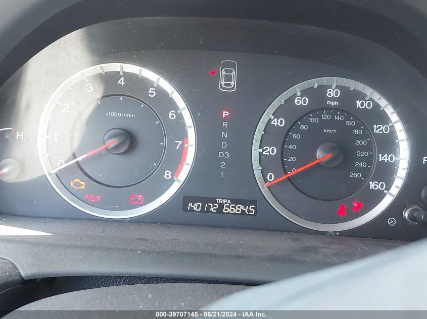 2009 Honda Accord 3.5 Ex-L VIN: 1HGCS228X9A008296 Lot: 39707145