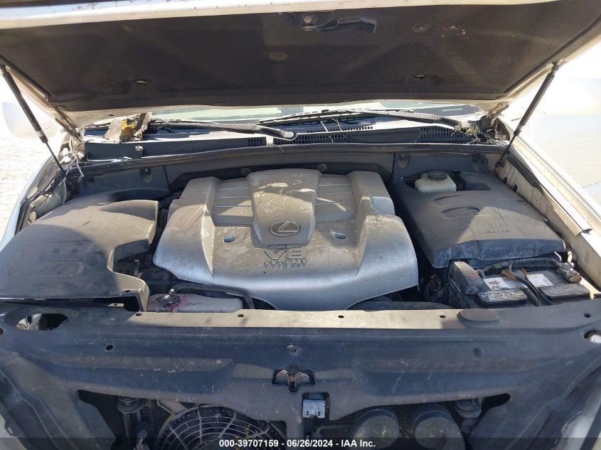 2005 Lexus Gx 470 VIN: JTJBT20X350086661 Lot: 39707159