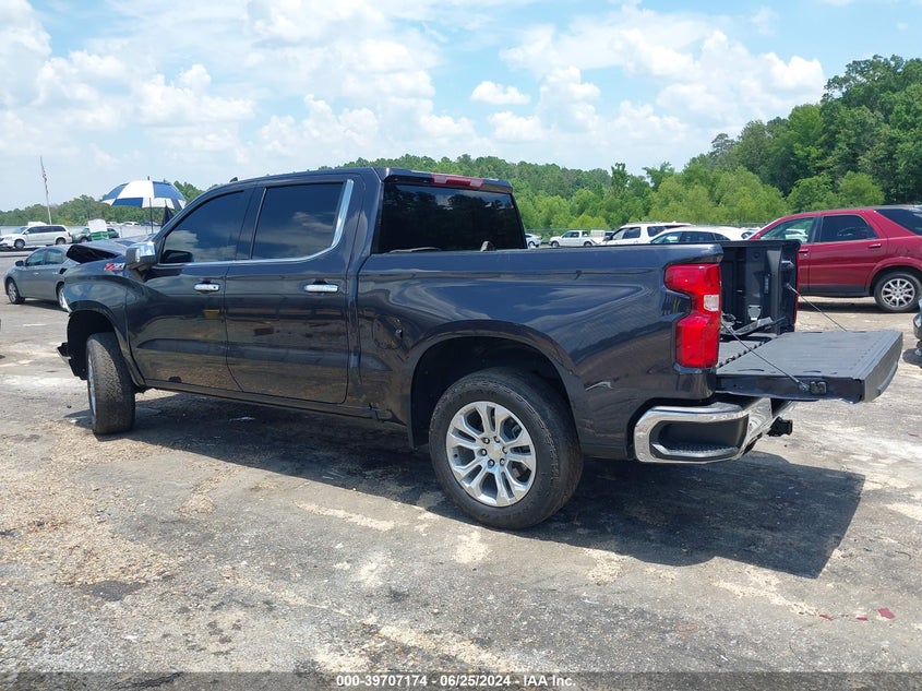 2022 CHEVROLET SILVERADO 1500 5.3L V-8 DI, VVT, 35(VIN: 1GCUDGED4NZ610531