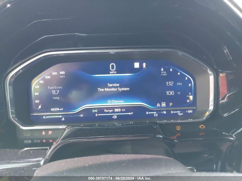 2022 Chevrolet Silverado 1500 4Wd Short Bed Ltz VIN: 1GCUDGED4NZ610531 Lot: 39707174