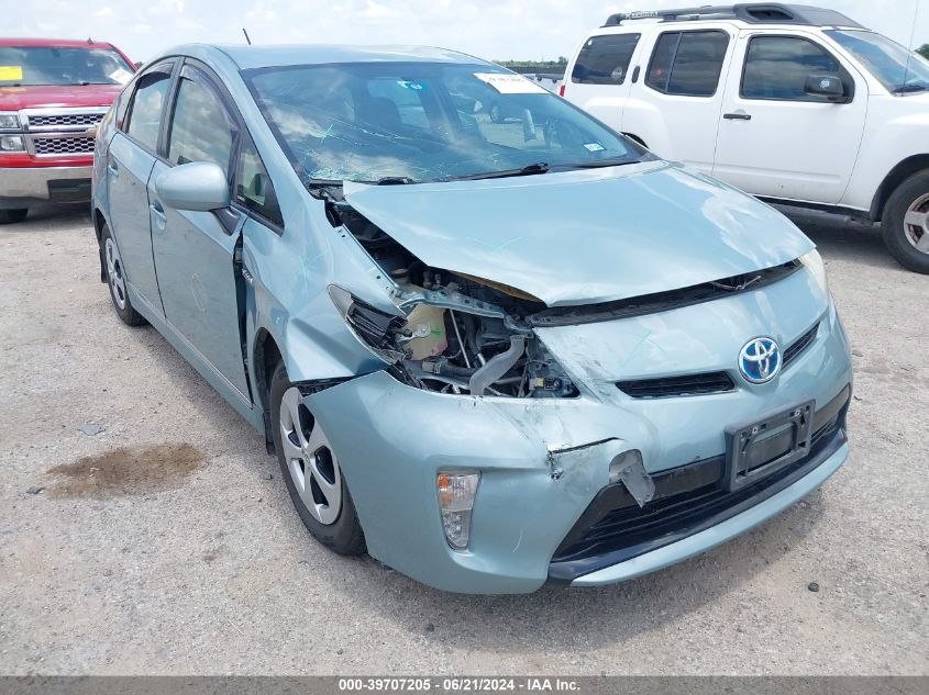 2013 Toyota Prius Three VIN: JTDKN3DU1D5634645 Lot: 39707205