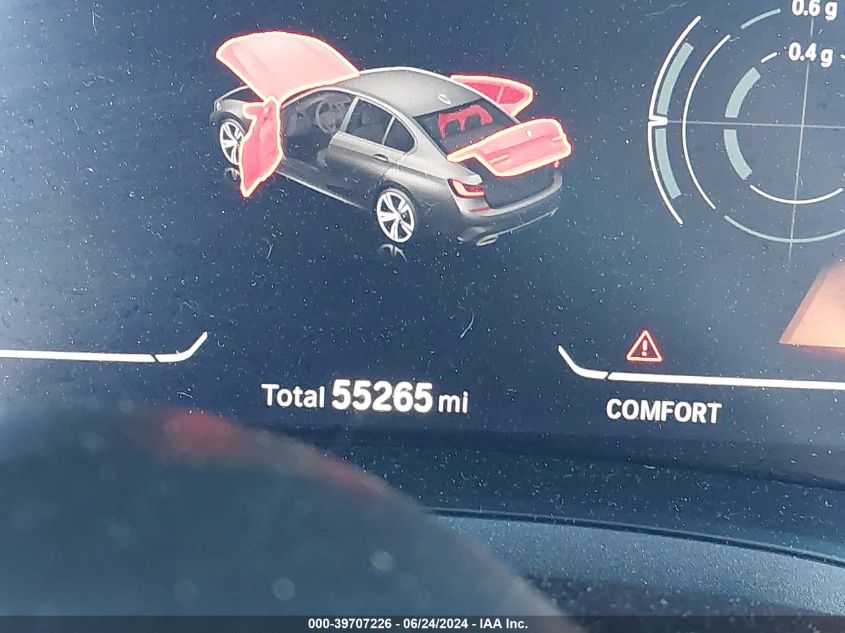 2020 BMW 3 Series M340I xDrive VIN: WBA5U9C04LFH24446 Lot: 39707226