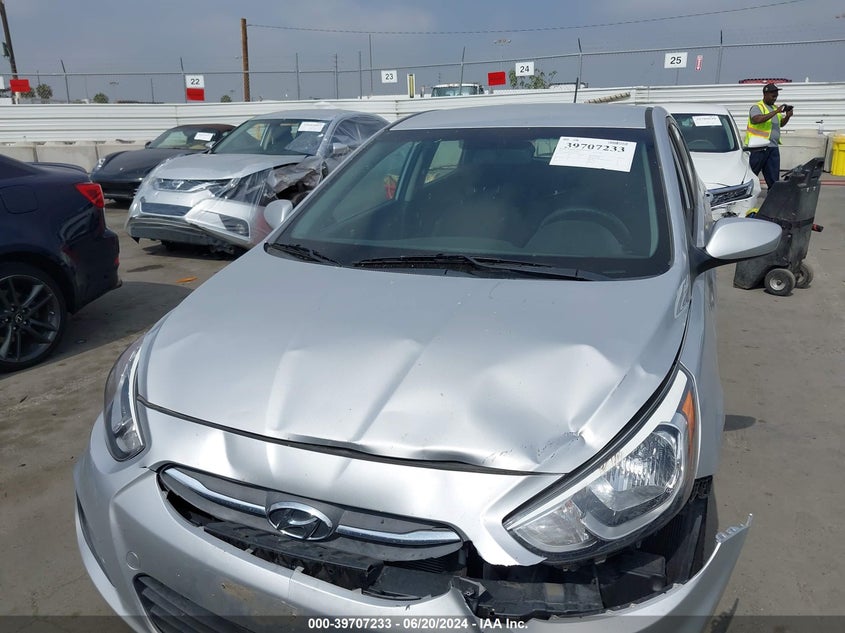 2017 Hyundai Accent Se VIN: KMHCT5AE0HU310791 Lot: 39707233