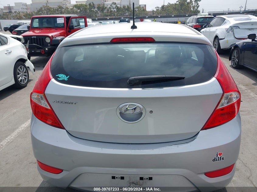 2017 Hyundai Accent Se VIN: KMHCT5AE0HU310791 Lot: 39707233