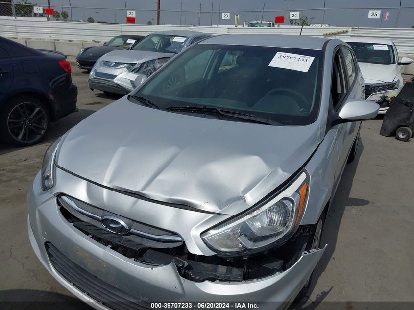 2017 Hyundai Accent Se VIN: KMHCT5AE0HU310791 Lot: 39707233