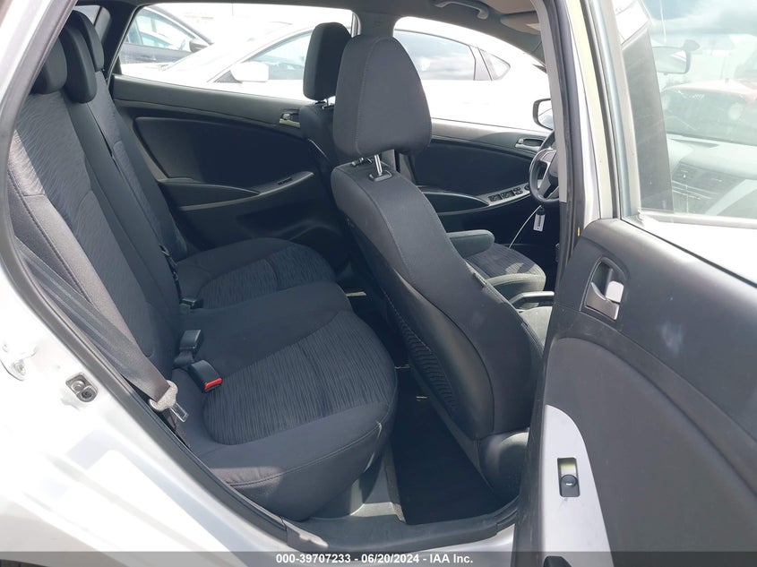 2017 Hyundai Accent Se VIN: KMHCT5AE0HU310791 Lot: 39707233