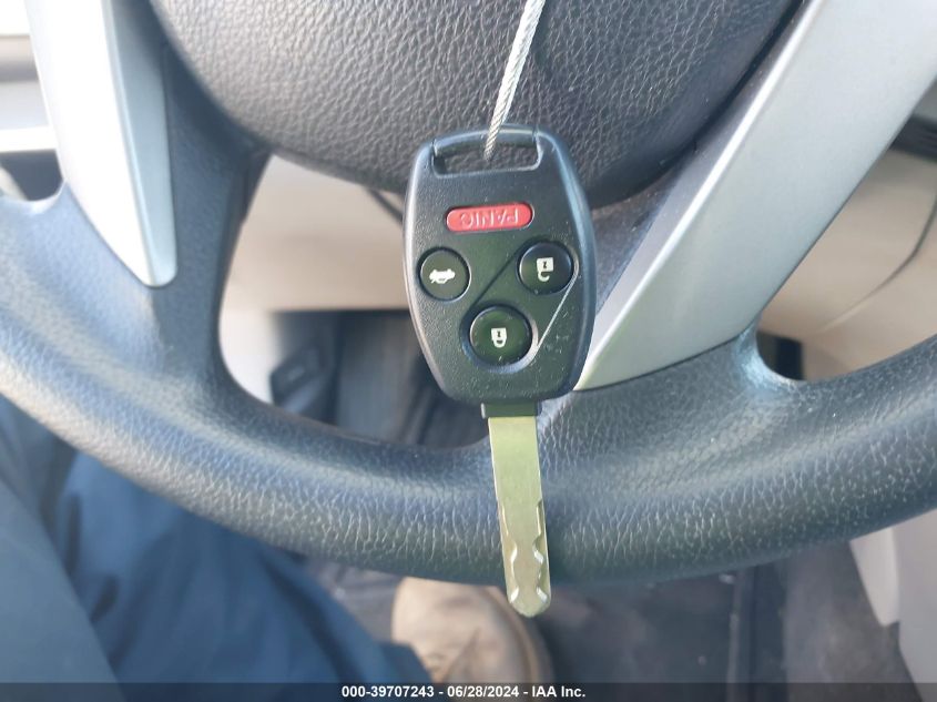 2010 Honda Accord 2.4 Lx-P VIN: 1HGCP2F40AA081920 Lot: 39707243