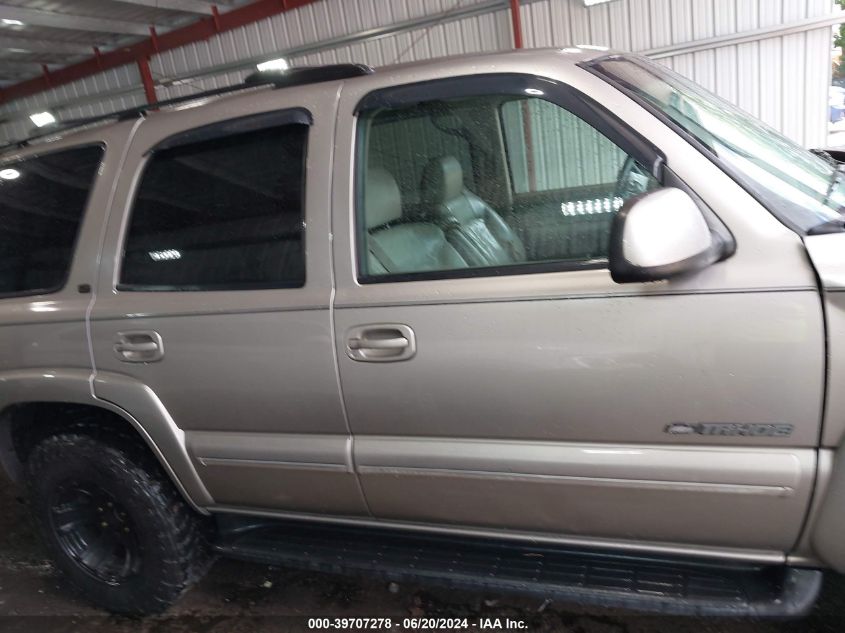 2002 Chevrolet Tahoe Lt VIN: 1GNEK13Z62R128734 Lot: 39707278