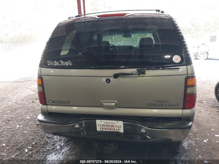 2002 Chevrolet Tahoe Lt VIN: 1GNEK13Z62R128734 Lot: 39707278