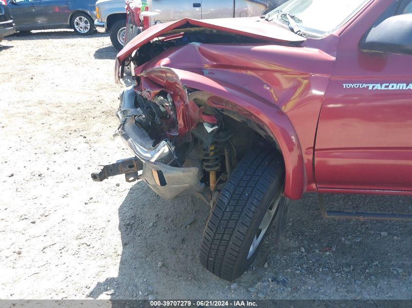 2000 Toyota Tacoma Prerunner V6 VIN: 4TASN92N5YZ605089 Lot: 39707279