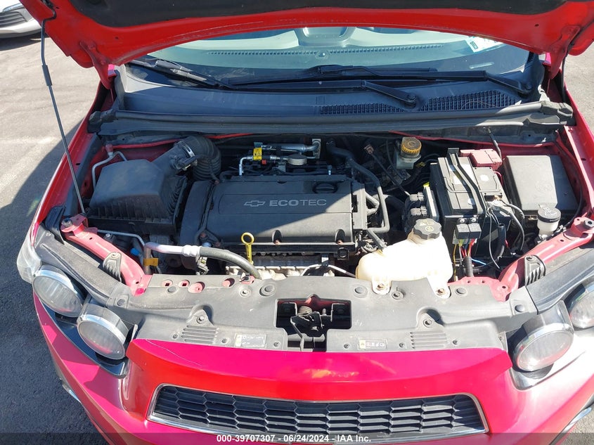 2012 Chevrolet Sonic 2Lt VIN: 1G1JC6SH2C4153874 Lot: 39707307