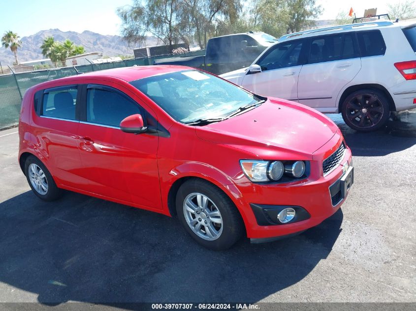 2012 Chevrolet Sonic 2Lt VIN: 1G1JC6SH2C4153874 Lot: 39707307