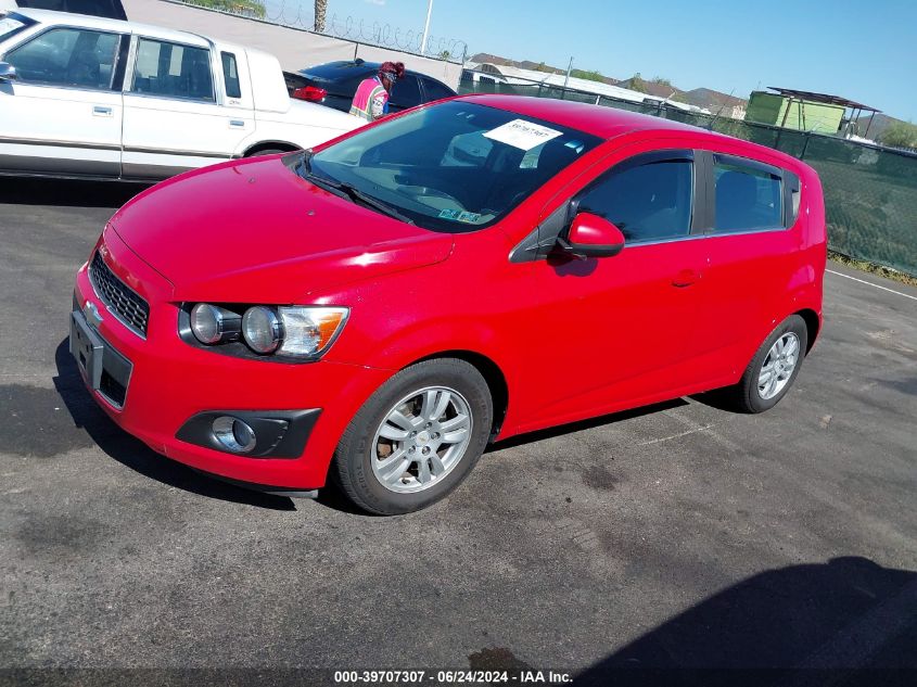 2012 Chevrolet Sonic 2Lt VIN: 1G1JC6SH2C4153874 Lot: 39707307