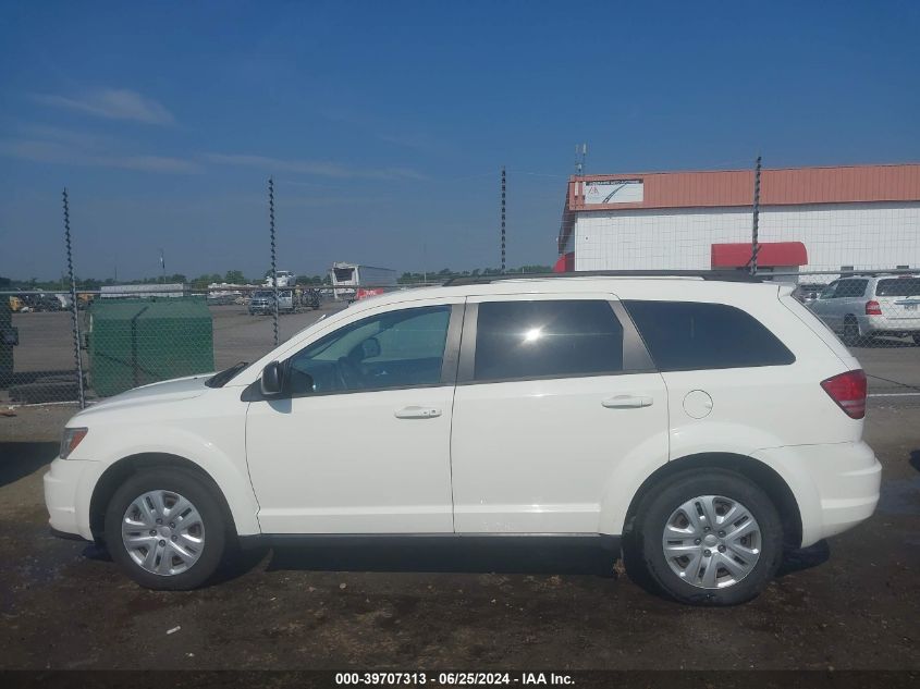 2017 Dodge Journey Se VIN: 3C4PDCAB9HT709867 Lot: 39707313