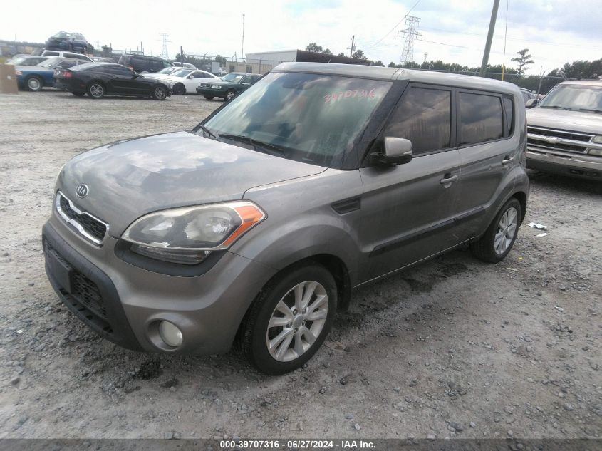 2012 Kia Soul + VIN: KNDJT2A67C7363871 Lot: 39707316