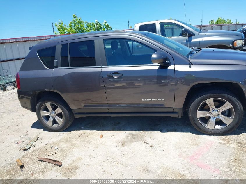 2017 Jeep Compass High Altitude 4X4 VIN: 1C4NJDEB0HD193355 Lot: 39707336