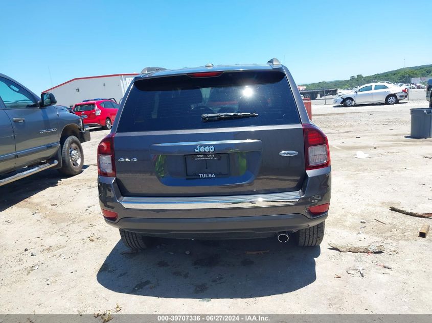 2017 Jeep Compass High Altitude 4X4 VIN: 1C4NJDEB0HD193355 Lot: 39707336