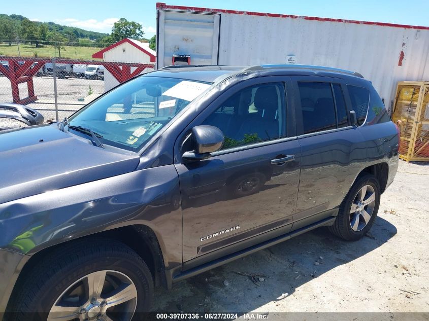 2017 Jeep Compass High Altitude 4X4 VIN: 1C4NJDEB0HD193355 Lot: 39707336