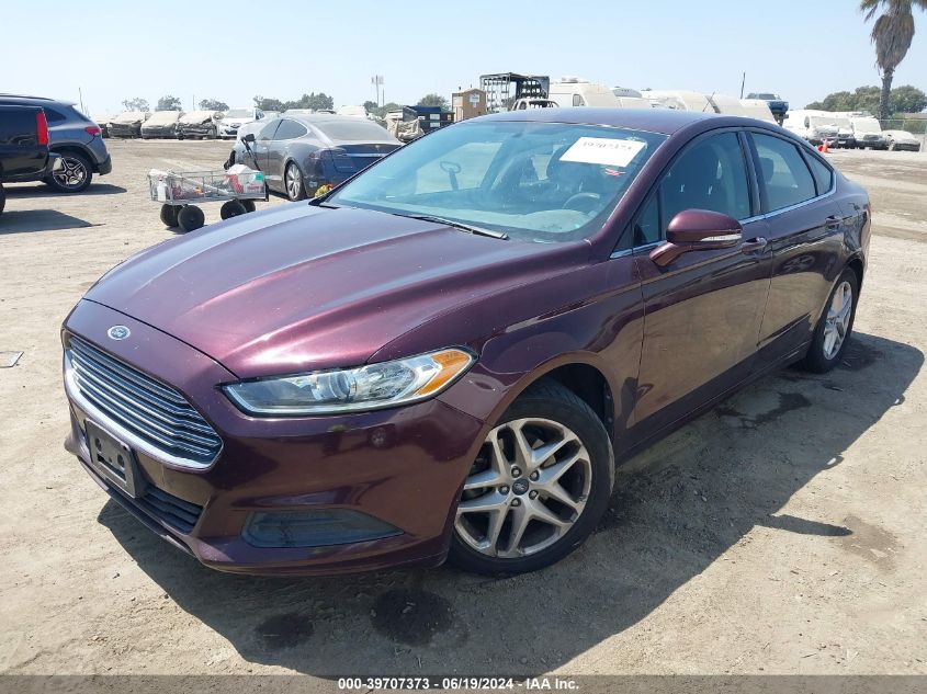 2013 Ford Fusion Se VIN: 3FA6P0HR9DR205515 Lot: 39707373