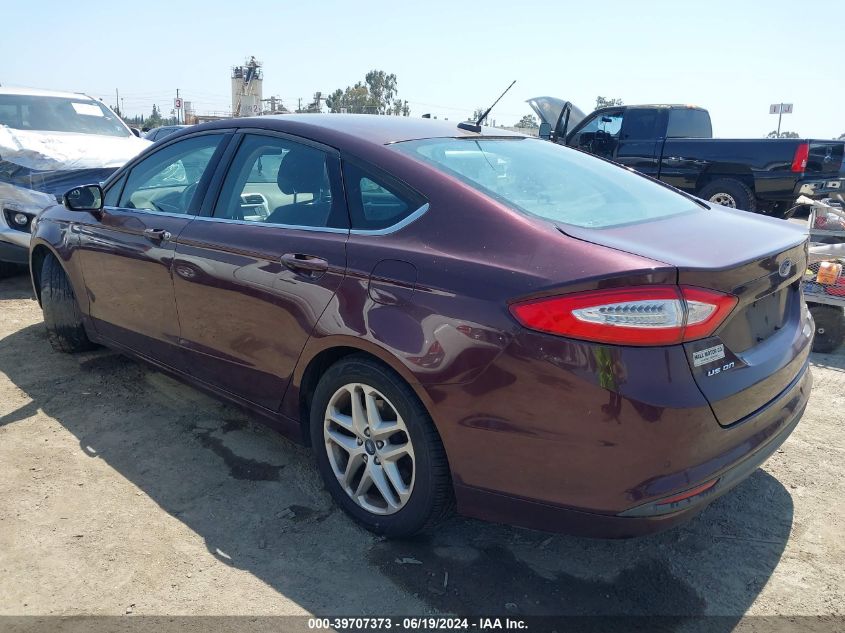 2013 Ford Fusion Se VIN: 3FA6P0HR9DR205515 Lot: 39707373