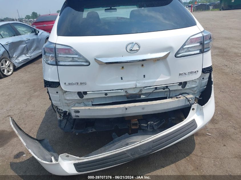 2010 Lexus Rx 350 VIN: 2T2BK1BA8AC068371 Lot: 39707376