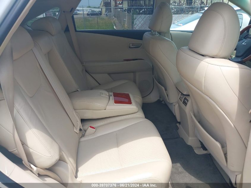 2010 Lexus Rx 350 VIN: 2T2BK1BA8AC068371 Lot: 39707376